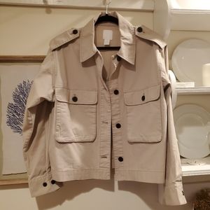 Cargo Khaki jacket M from H&M excellent condition.